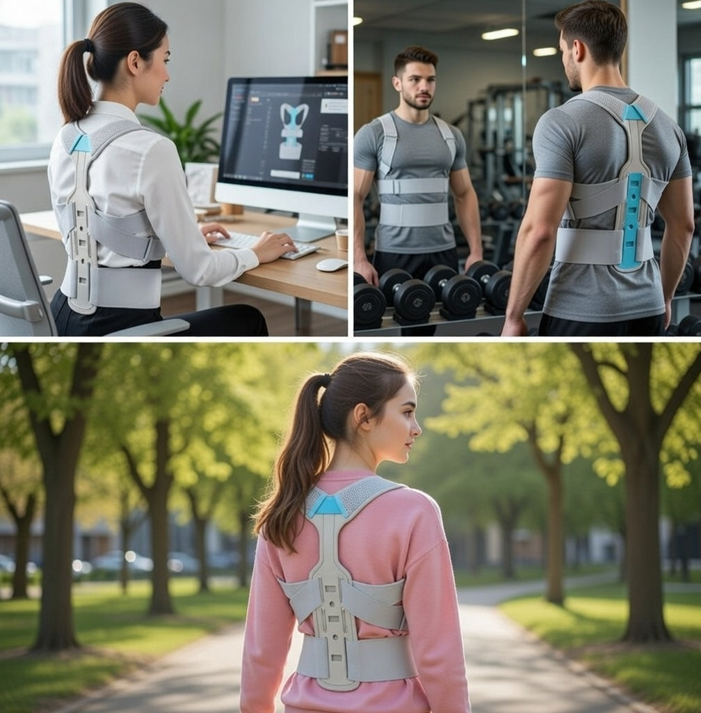 دعامة تصحيح وضعية الظهر الطبية — تخلص من الانحناء والألم نهائياً